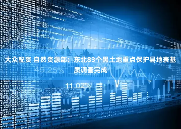 大众配资 自然资源部：东北83个黑土地重点保护县地表基质调查完成